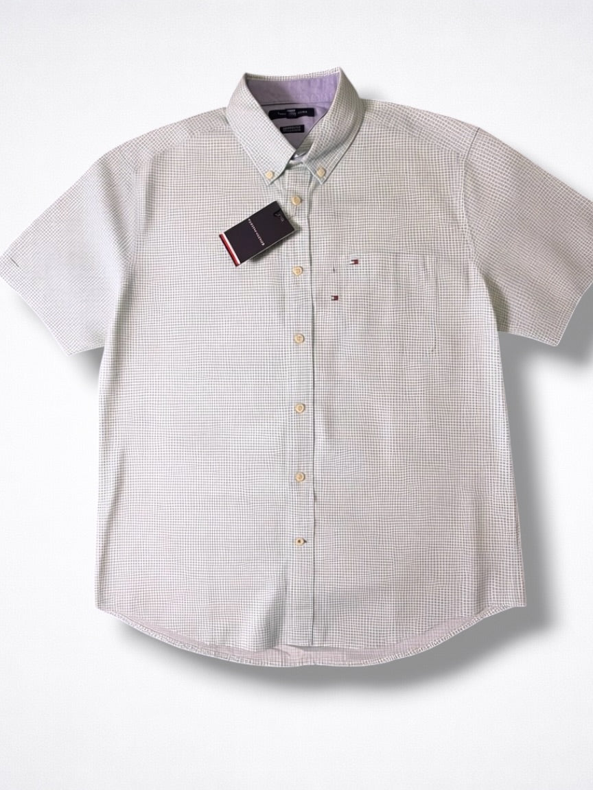Camisa Tommy Hilfiger Classic Fit Manga Corta Talla L