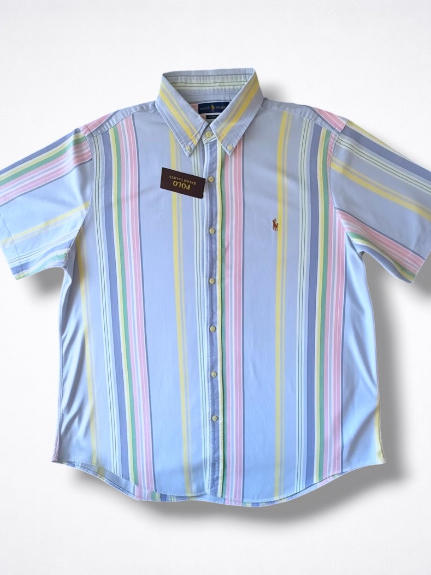 Camisa Polo Ralph Lauren Classic Fit Manga Corta Talla XXL