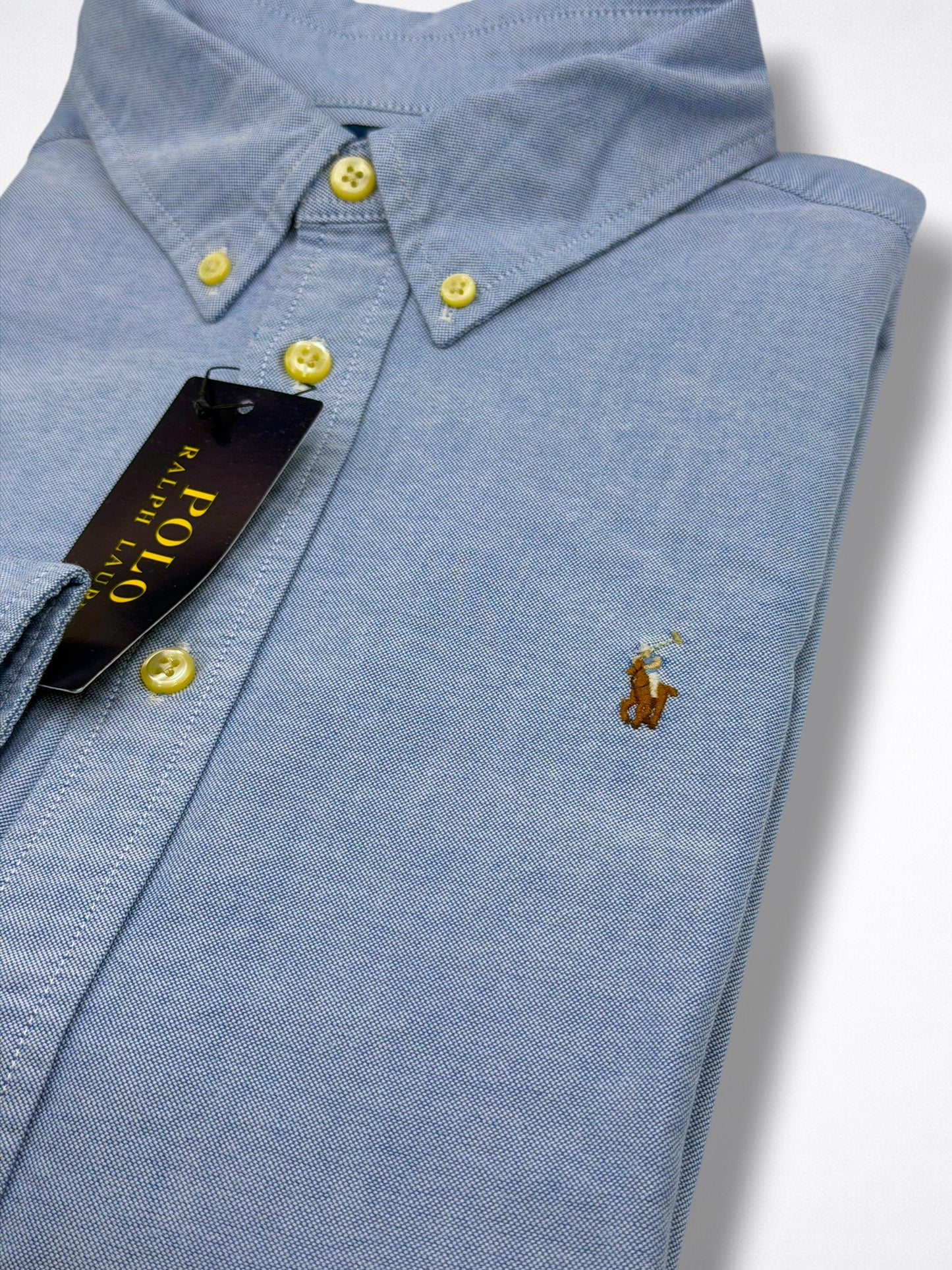 Camisa Polo Ralph Lauren 20 Juvenil Manga Larga Talla S