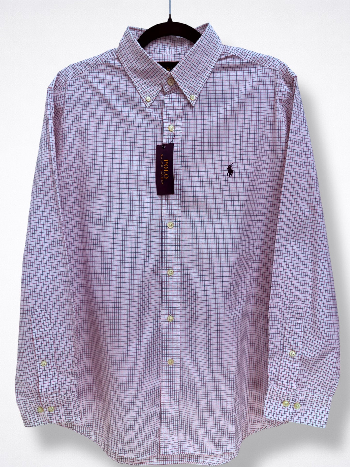 Camisa Polo Ralph Lauren Custom Fit 16 Manga Larga 32/33 Talla L