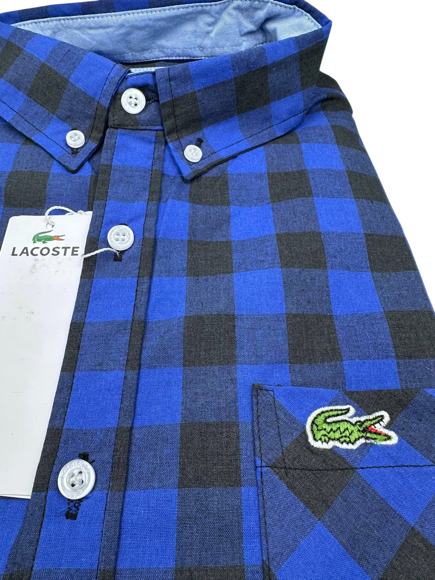 Camisa Lacoste Regular Fut Manga Larga Talla M