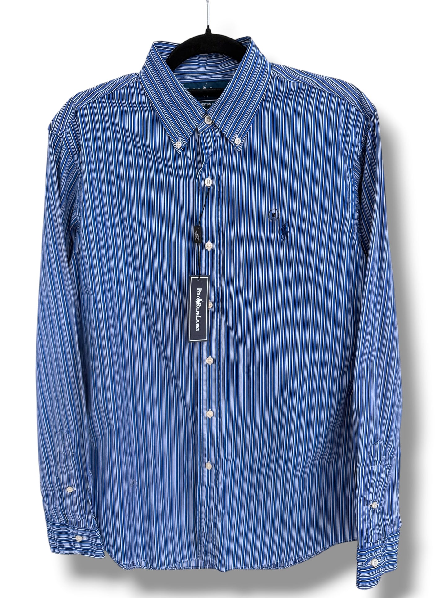 Camisa Polo Ralph Lauren Custom Fit Manga Larga Talla M