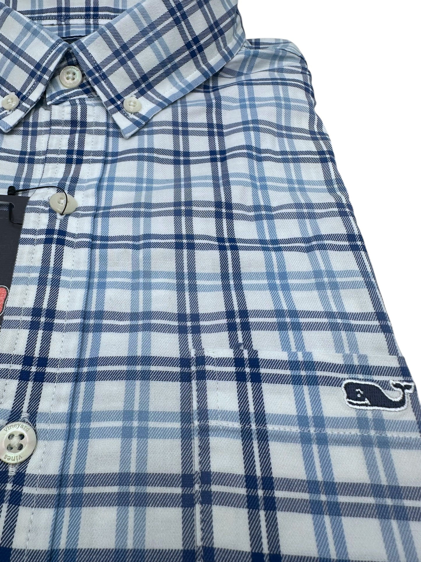 Camisa Vineyard Vines Slim Fit Manga Larga Talla M