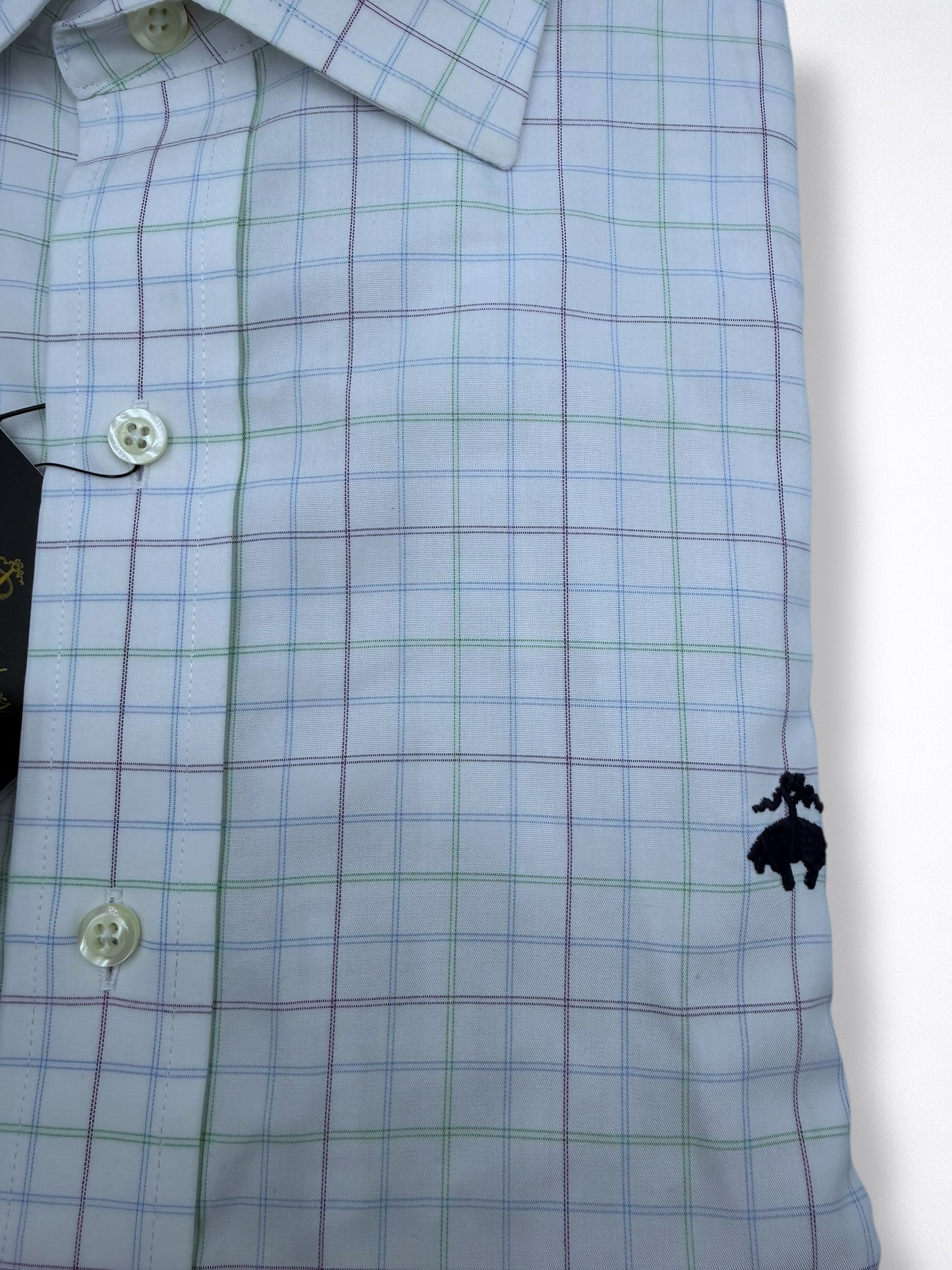 Camisa Brooks Brothers 16 1/2 Slim Fit Manga Larga 35 Talla L