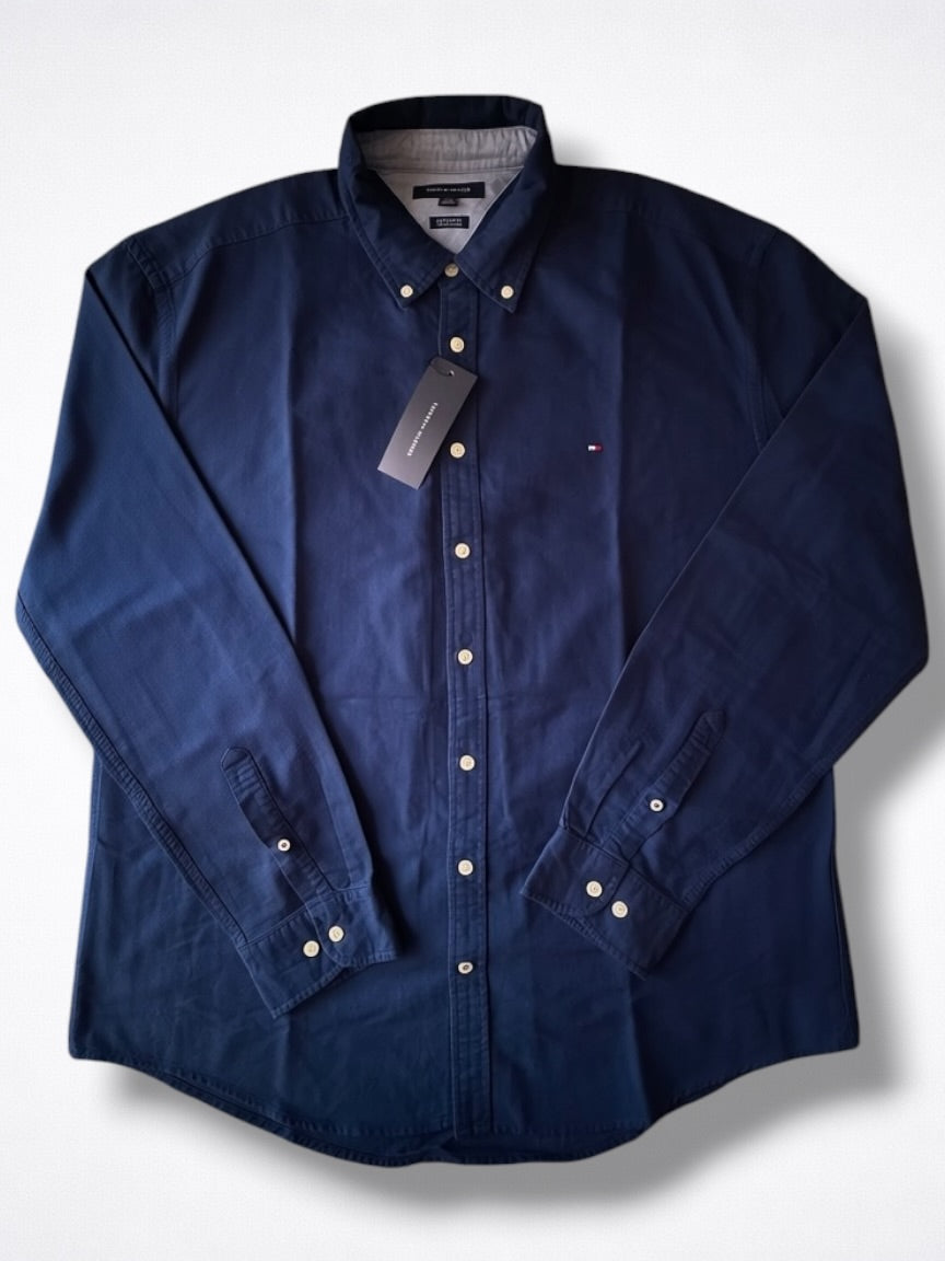 Camisa Tommy Hilfiger Custom Fit Manga Larga Talla XXL