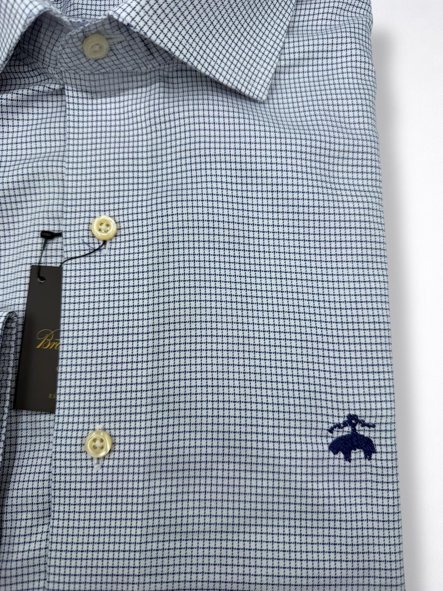 Camisa Brooks Brothers Classic Fit Manga Larga Talla L