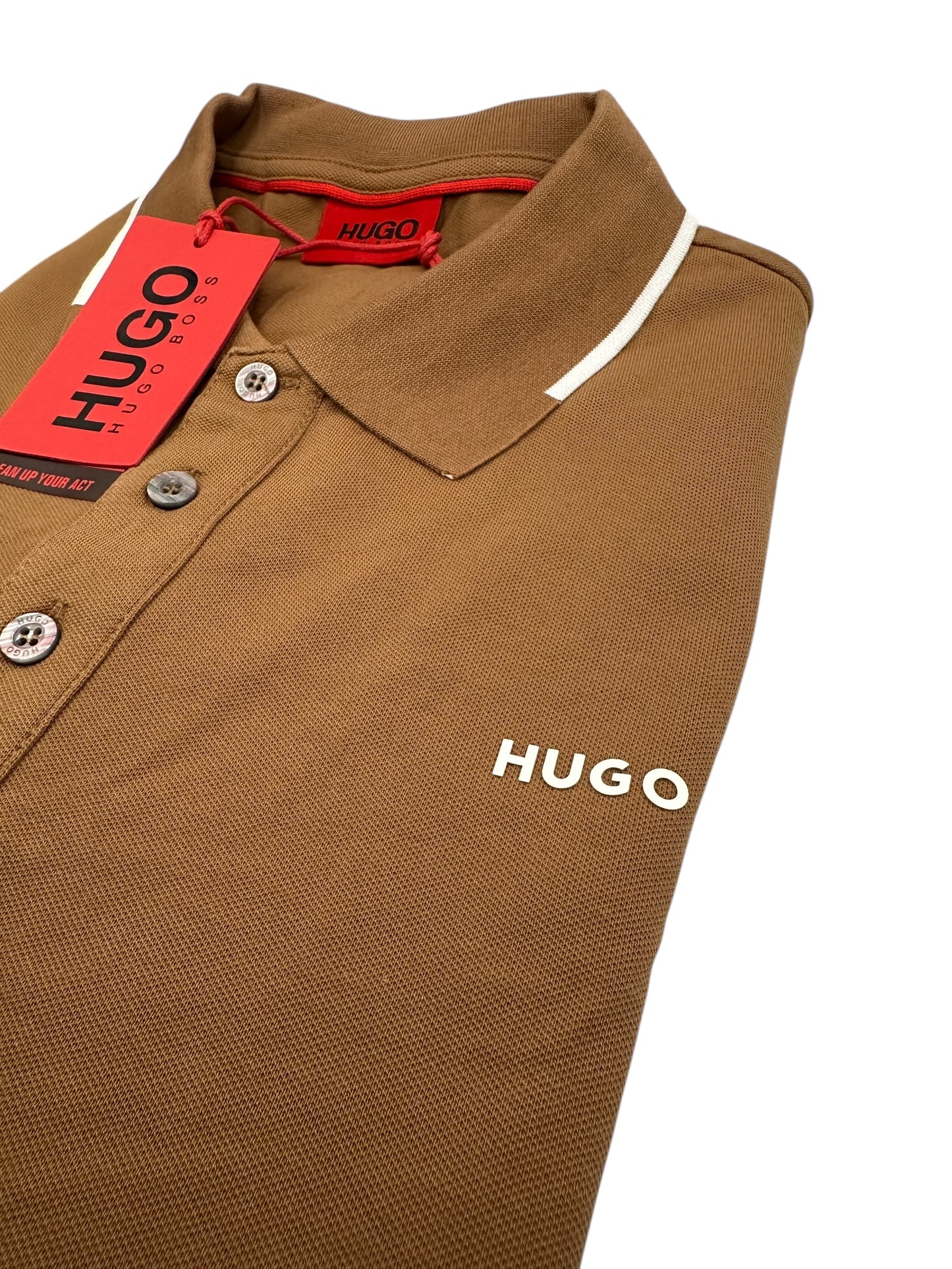 Playera Hugo Regular Fit Tipo Polo Talla M