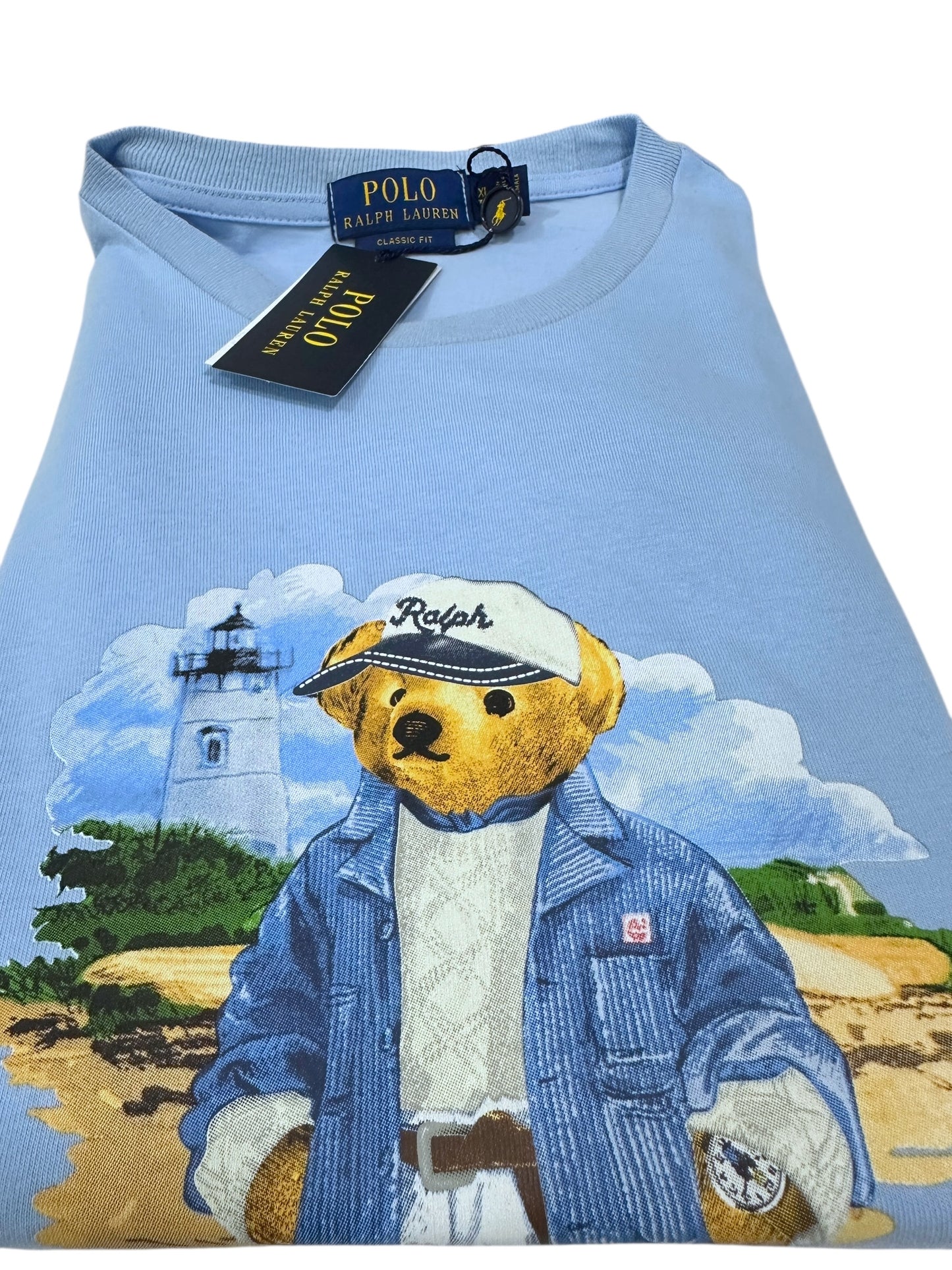 Playera Polo Ralph Lauren Classic Fit Cuello Redondo Talla XL