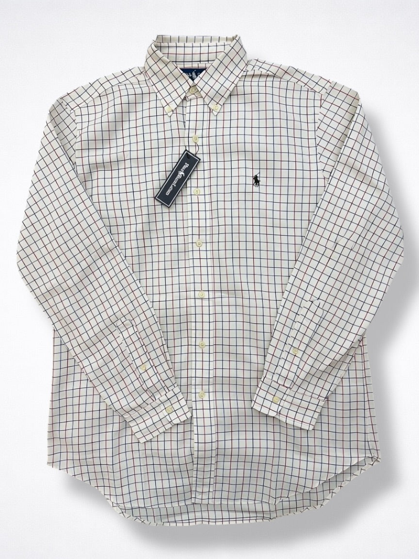 Camisa Polo Ralph Lauren a Classic Fit Manga Larga Talla M