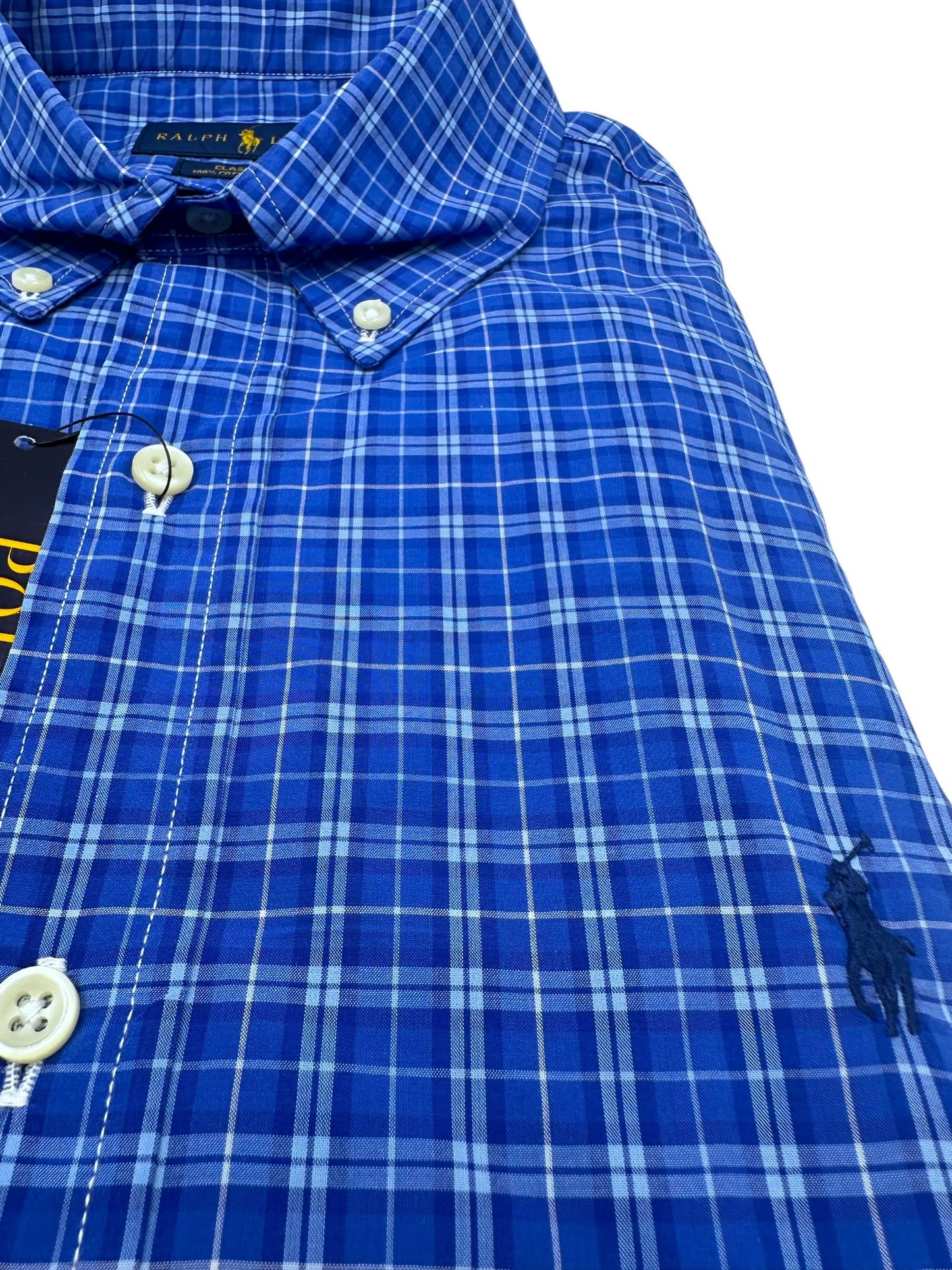 Camisa Polo Ralph Lauren Classic Fit Manga Larga Talla M