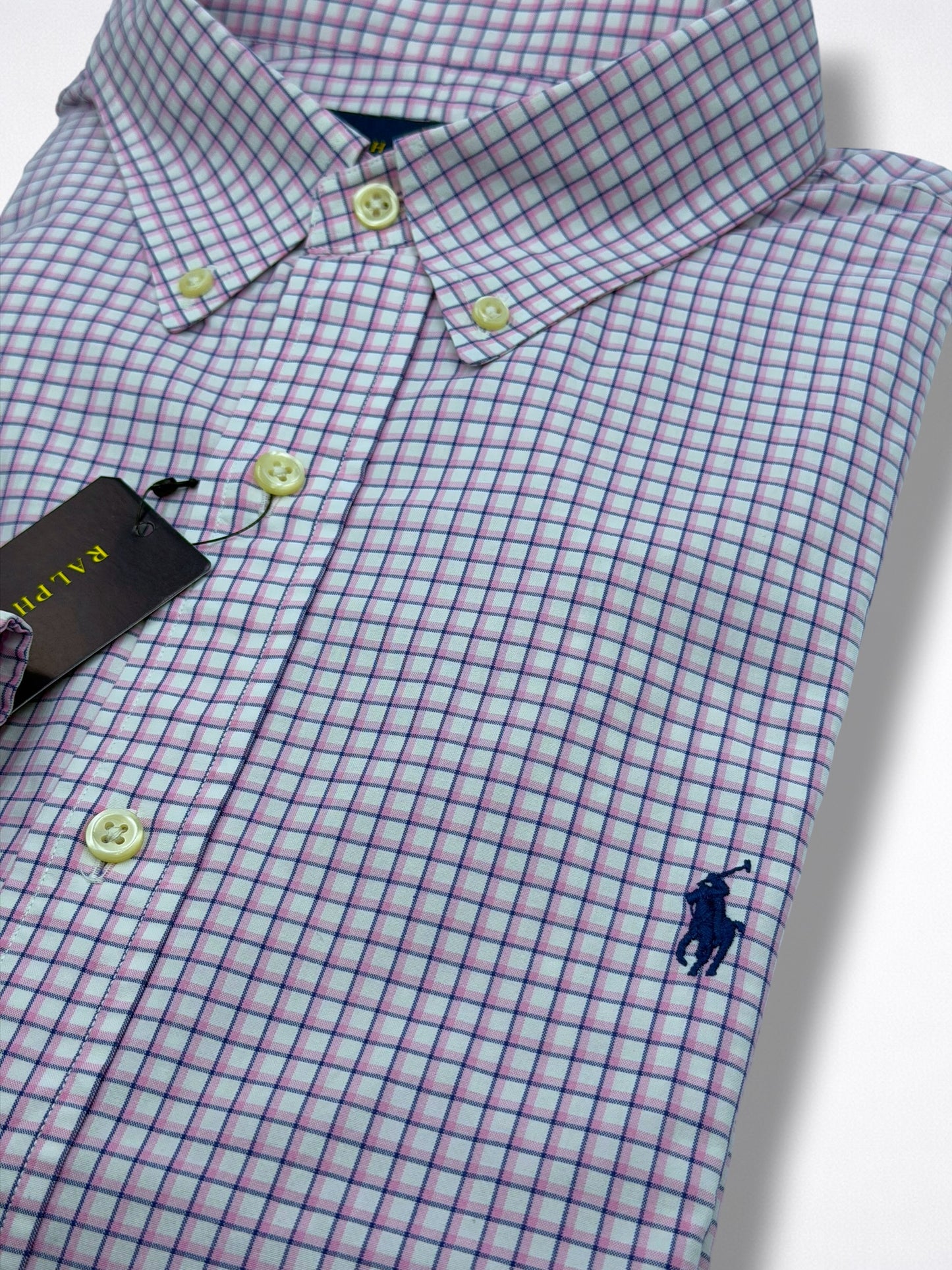 Camisa Polo Ralph Lauren Classic Fit Manga Larga Talla L