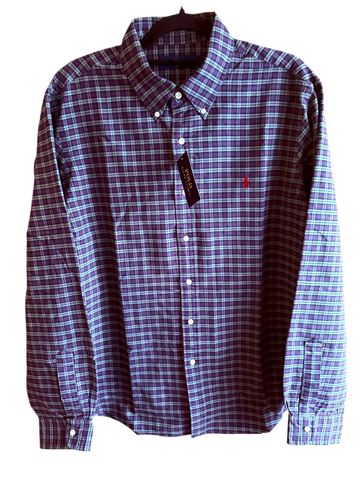 Camisa Polo Ralph Lauren Classic Fit Manga Larga Talla XL