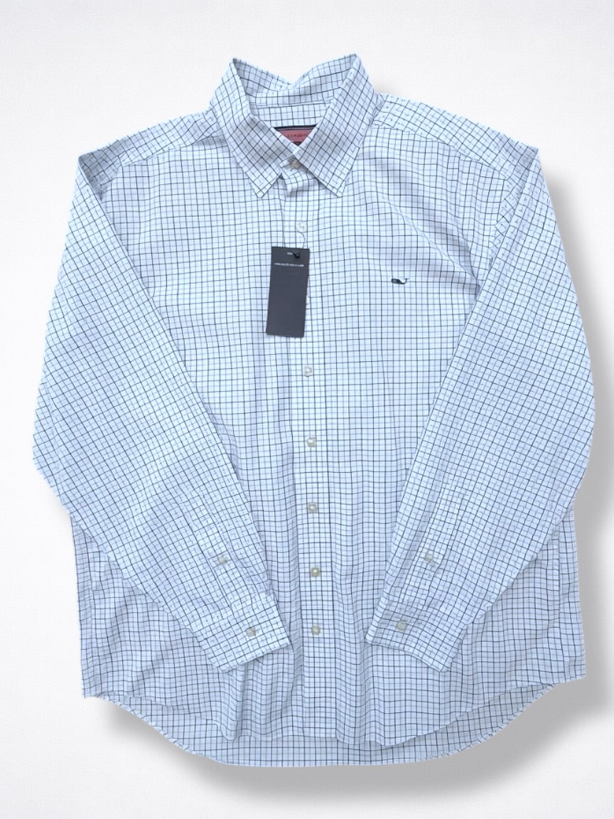 Camisa Vineyard Vines Classic Fit Manga Larga Talla L