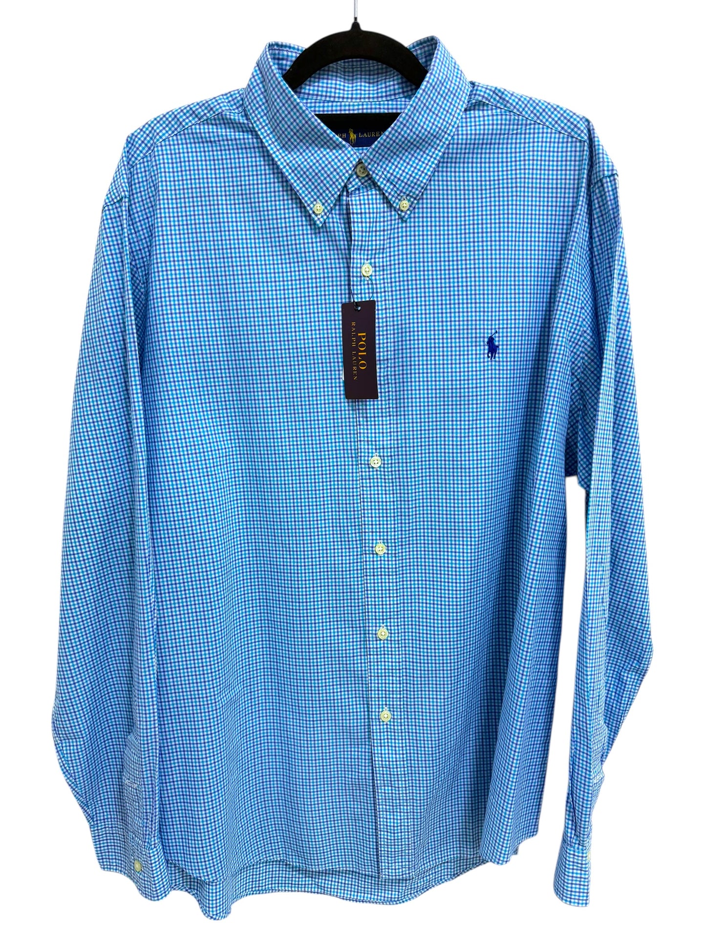 Camisa Polo Ralph Lauren Classic Fit Manga Larga Talla XL