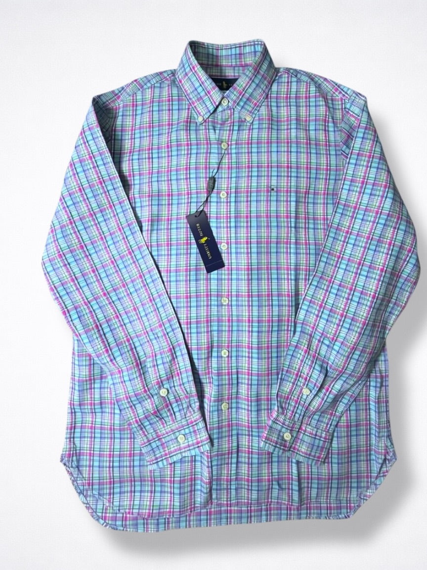 Camisa Polo Ralph Lauren Classic Fit Manga Larga Talla M