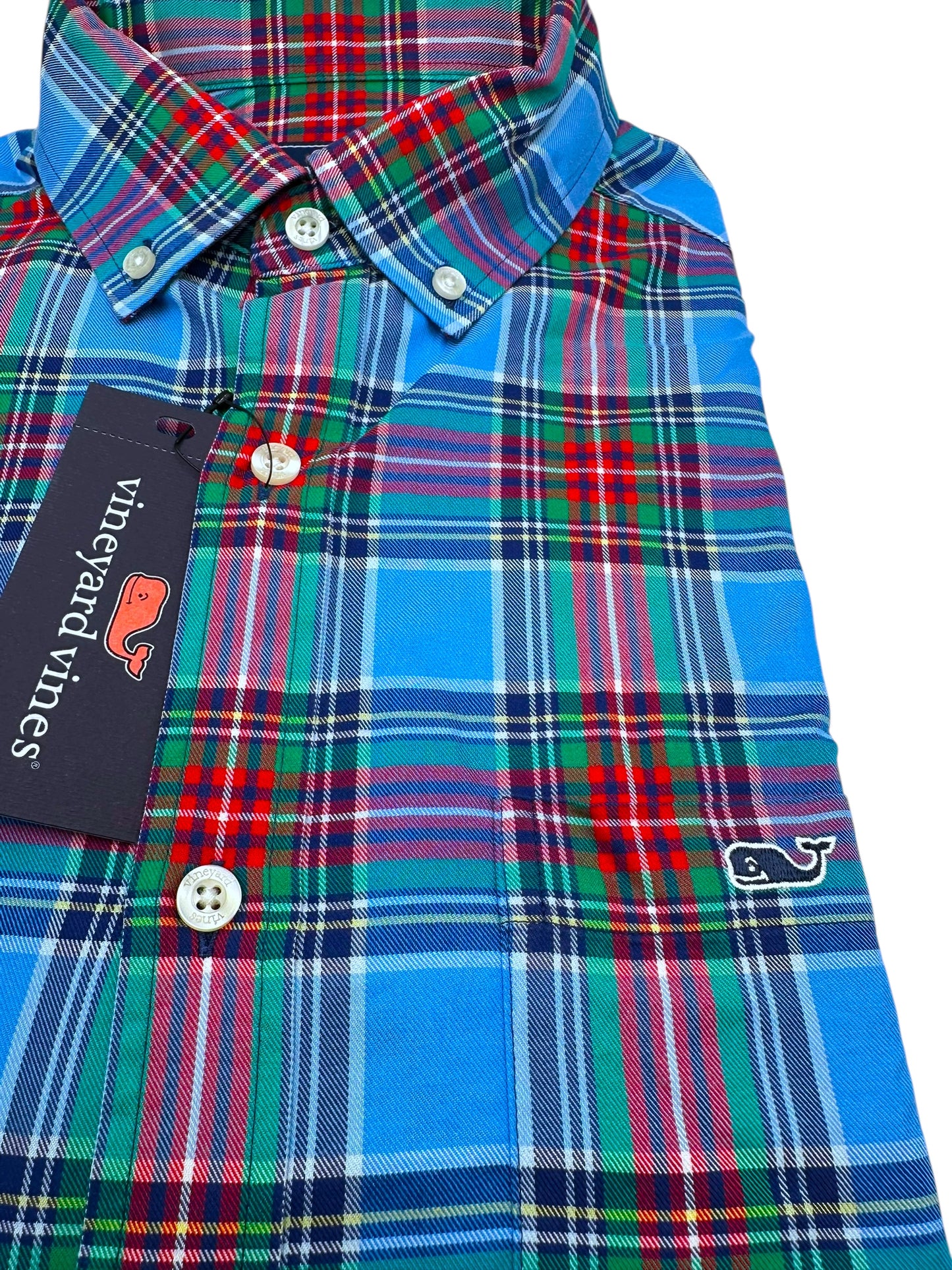 Camisa Vineyard Vines Classic Fit Manga Larga Talla S