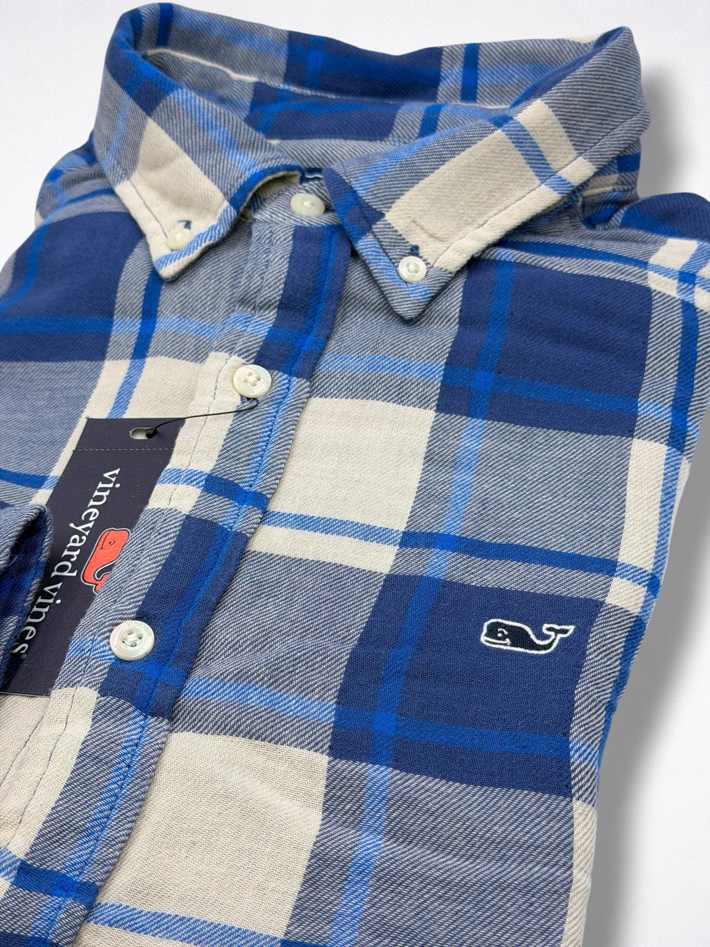 Camisa Vineyard Vines Classic Fit Manga Larga Talla M