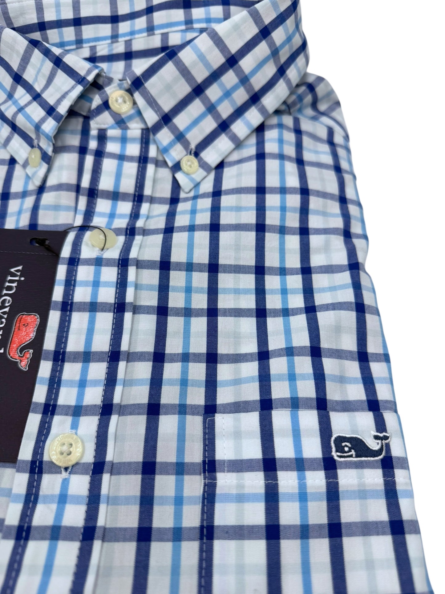 Camisa Vineyard Vines Classic Fit Manga Larga Talla S