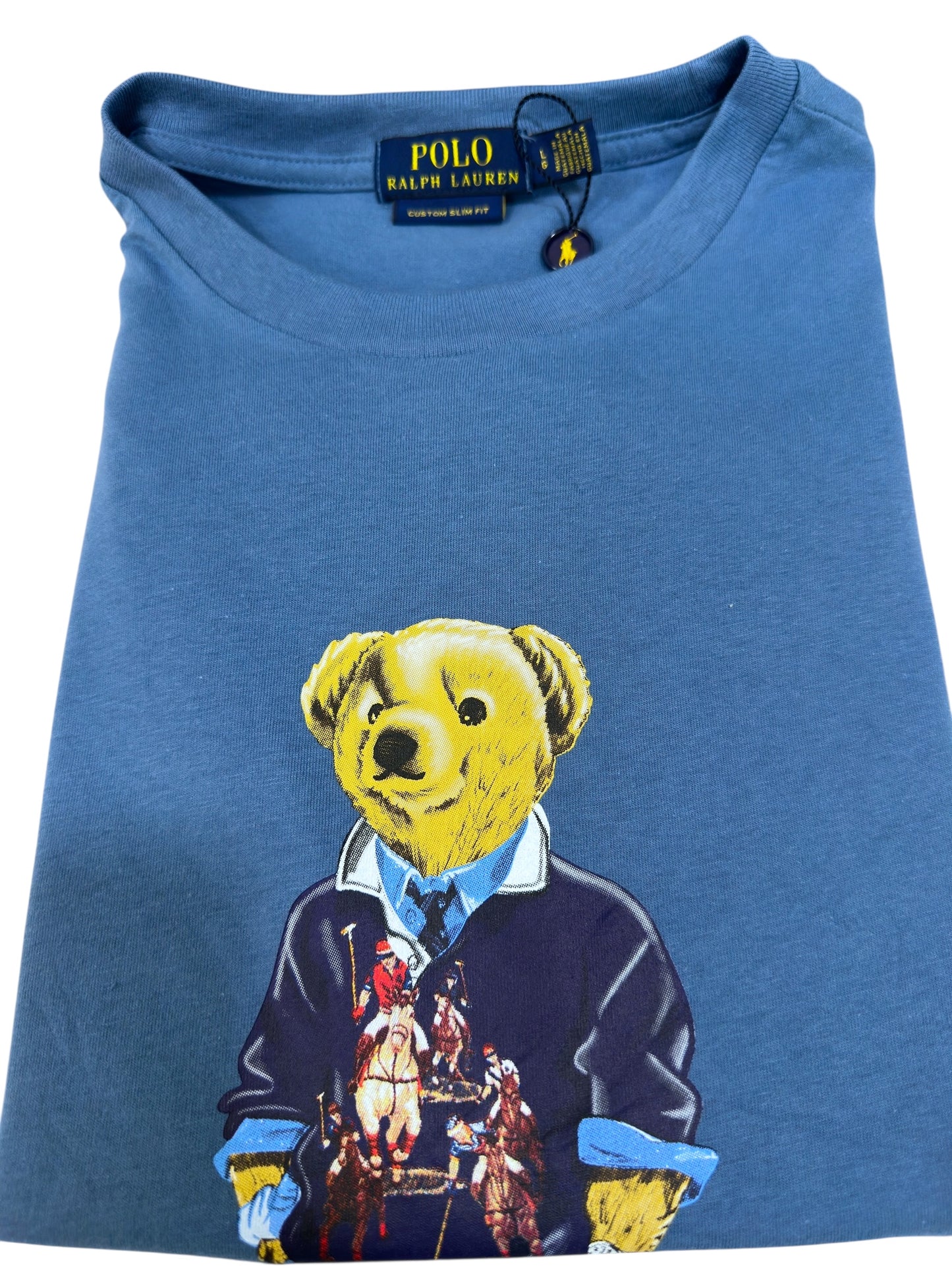 Playera Polo Ralph Lauren Classic Fit Cuello Redondo Talla L