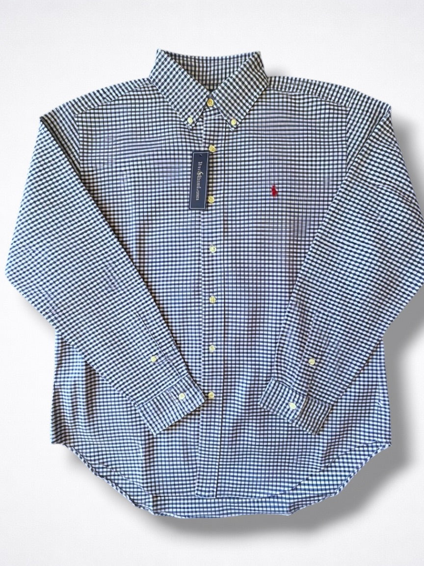 Camisa Polo Ralph Lauren Classic Fit Manga Larga Talla L