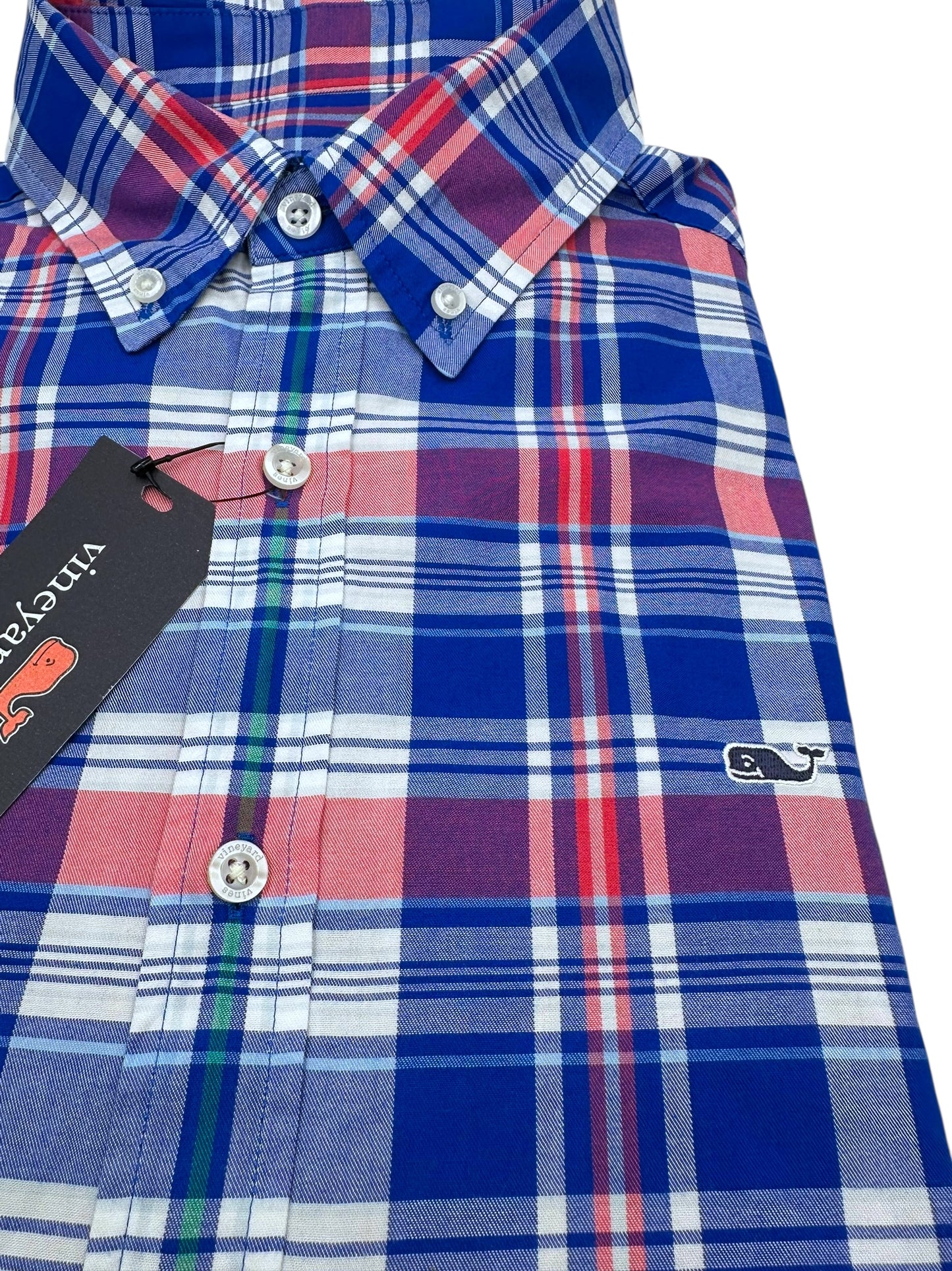 Camisa Vineyard Vines Classic Fit Manga Larga Talla S