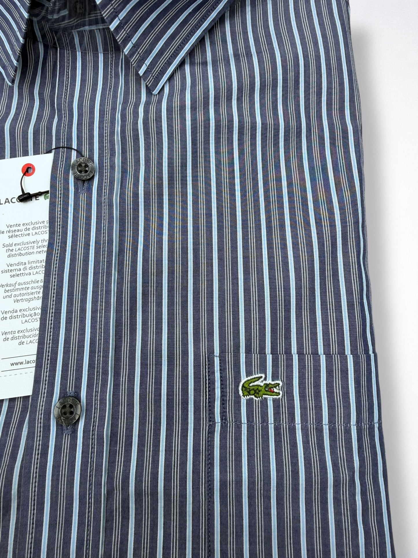 Camisa Lacoste Classic Fit Manga Larga Talla S