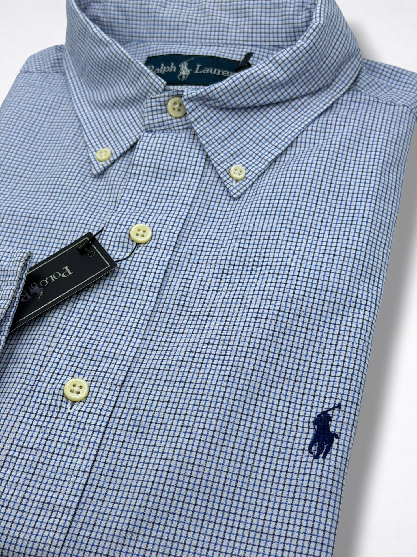 Camisa Polo Ralph Lauren Classic Fit Manga Larga 32/33 Talla L