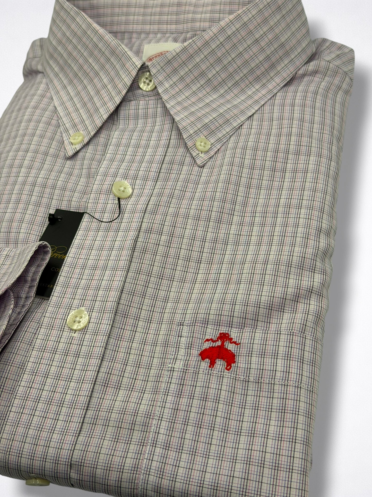 Camisa Brooks Brothers Classic Fit Manga Larga Talla XL