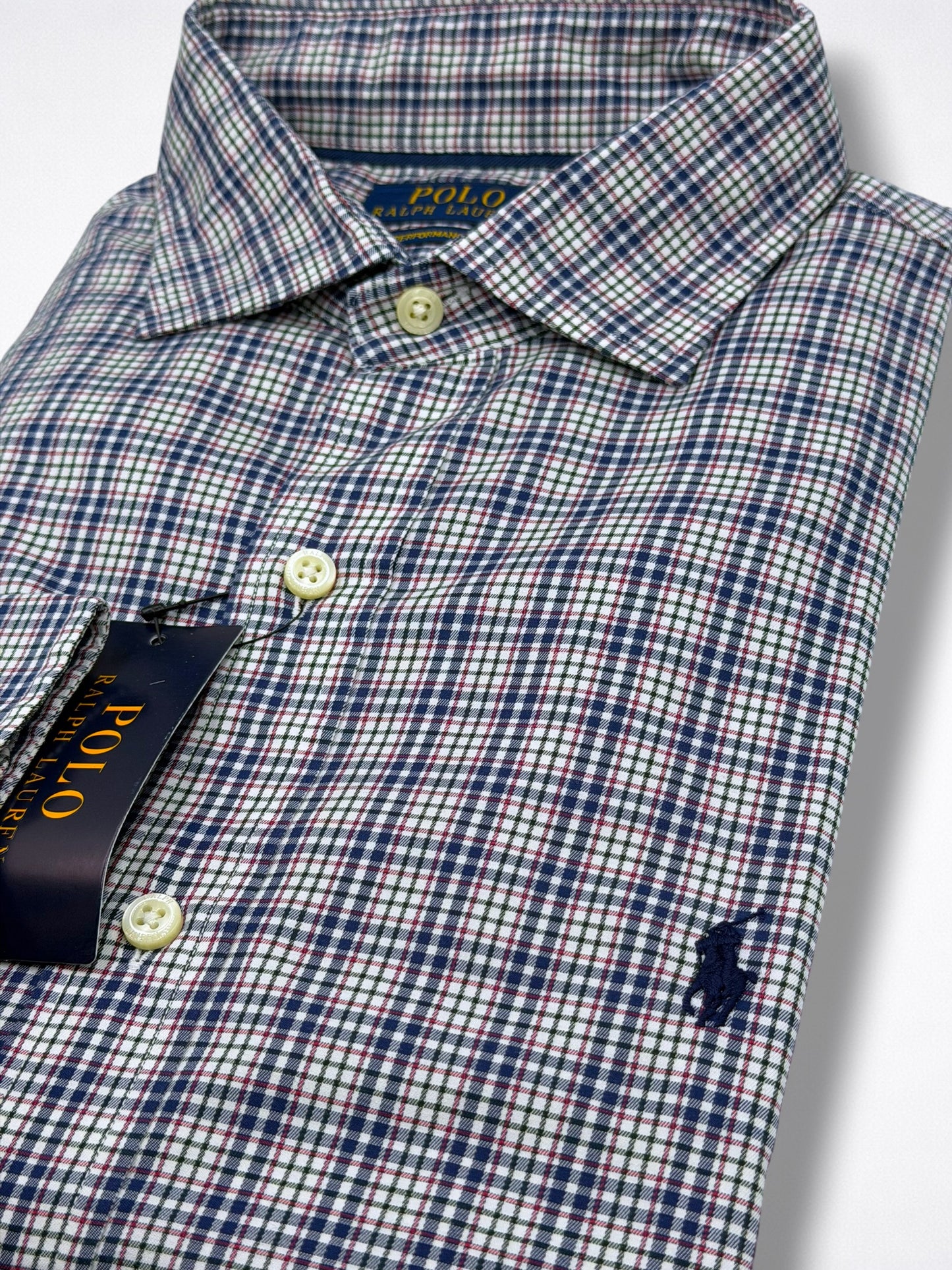 Camisa Polo Ralph Lauren Classic Fit Manga Larga Talla L