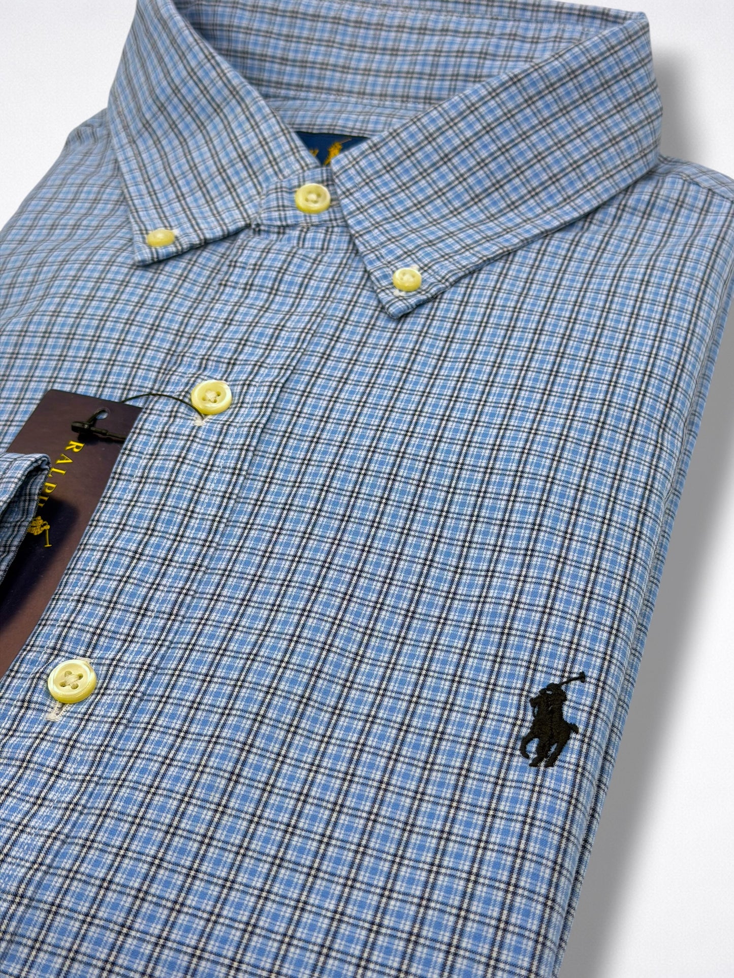 Camisa Polo Ralph Lauren Classic Fit Manga Larga Talla L