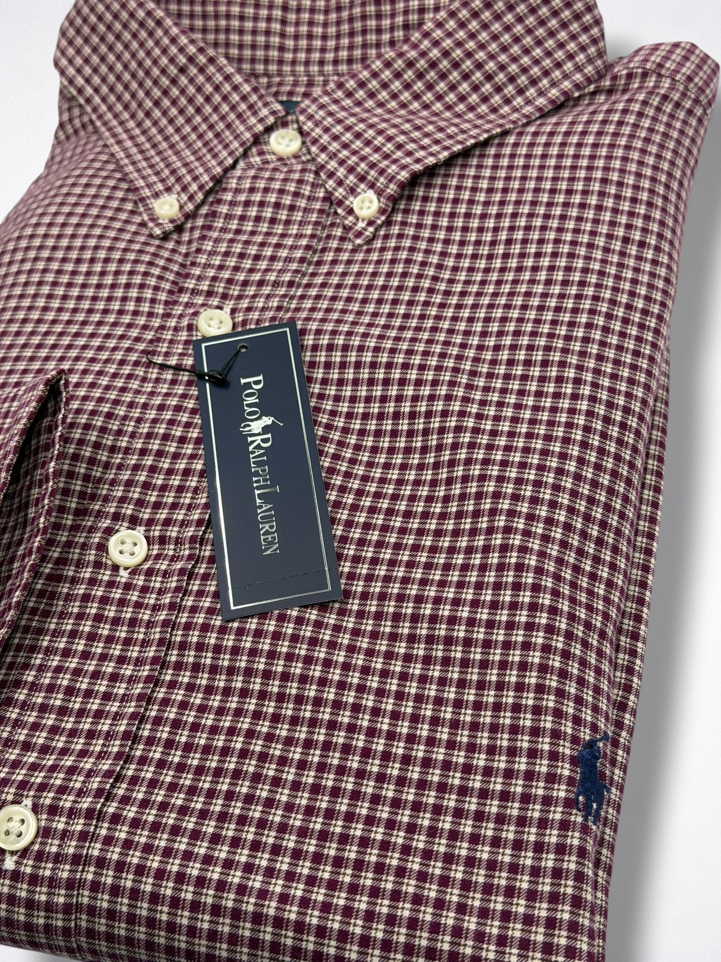 Camisa Polo Ralph Lauren XLT TALL Classic Fit Manga Larga Talla XXL