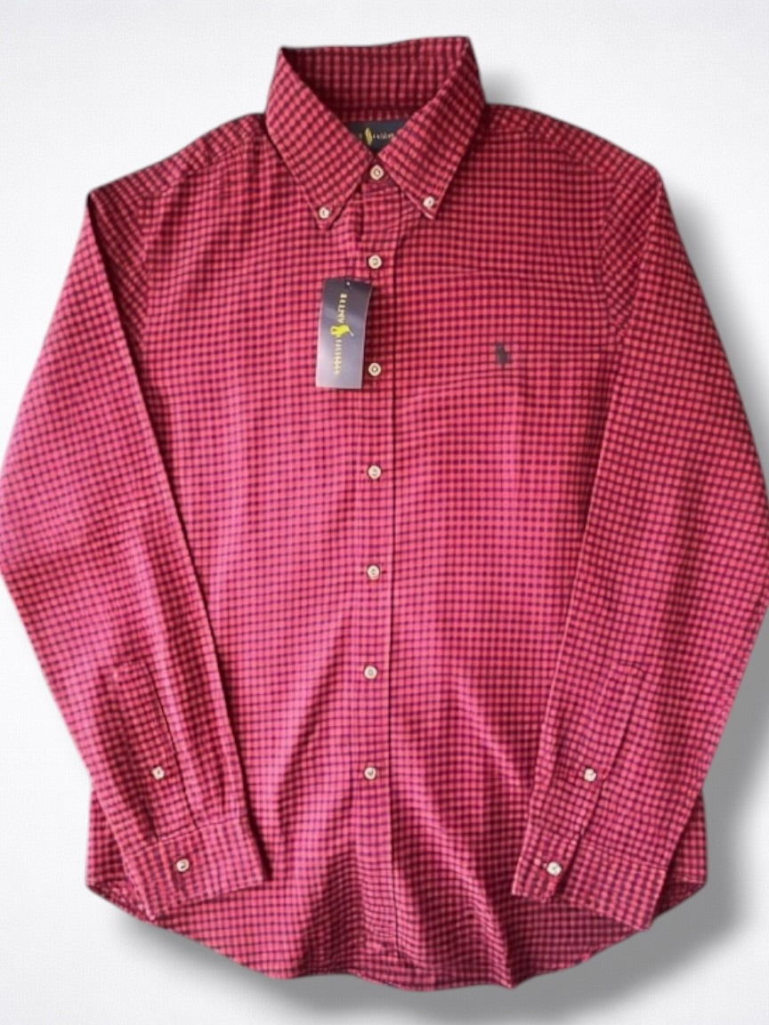 Camisa Polo Ralph Lauren Slim Fit Manga Larga Talla S