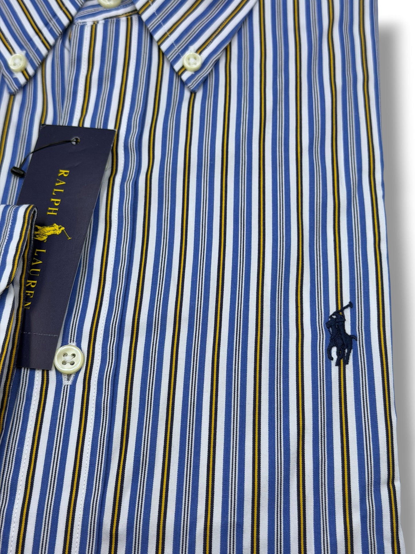 Camisa Polo Ralph Lauren Classic Fit Manga Larga Talla S