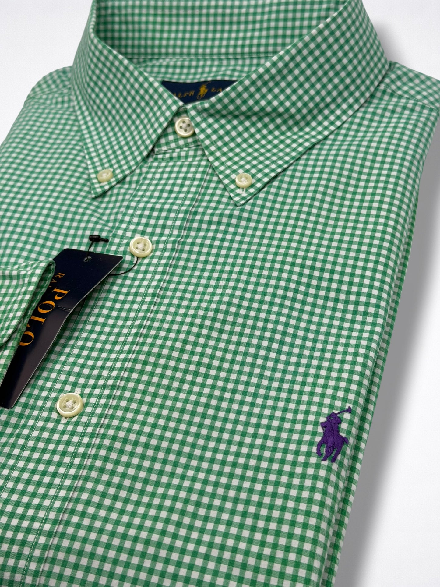 Camisa Polo Ralph Lauren Classic Fit Manga Larga Talla XL