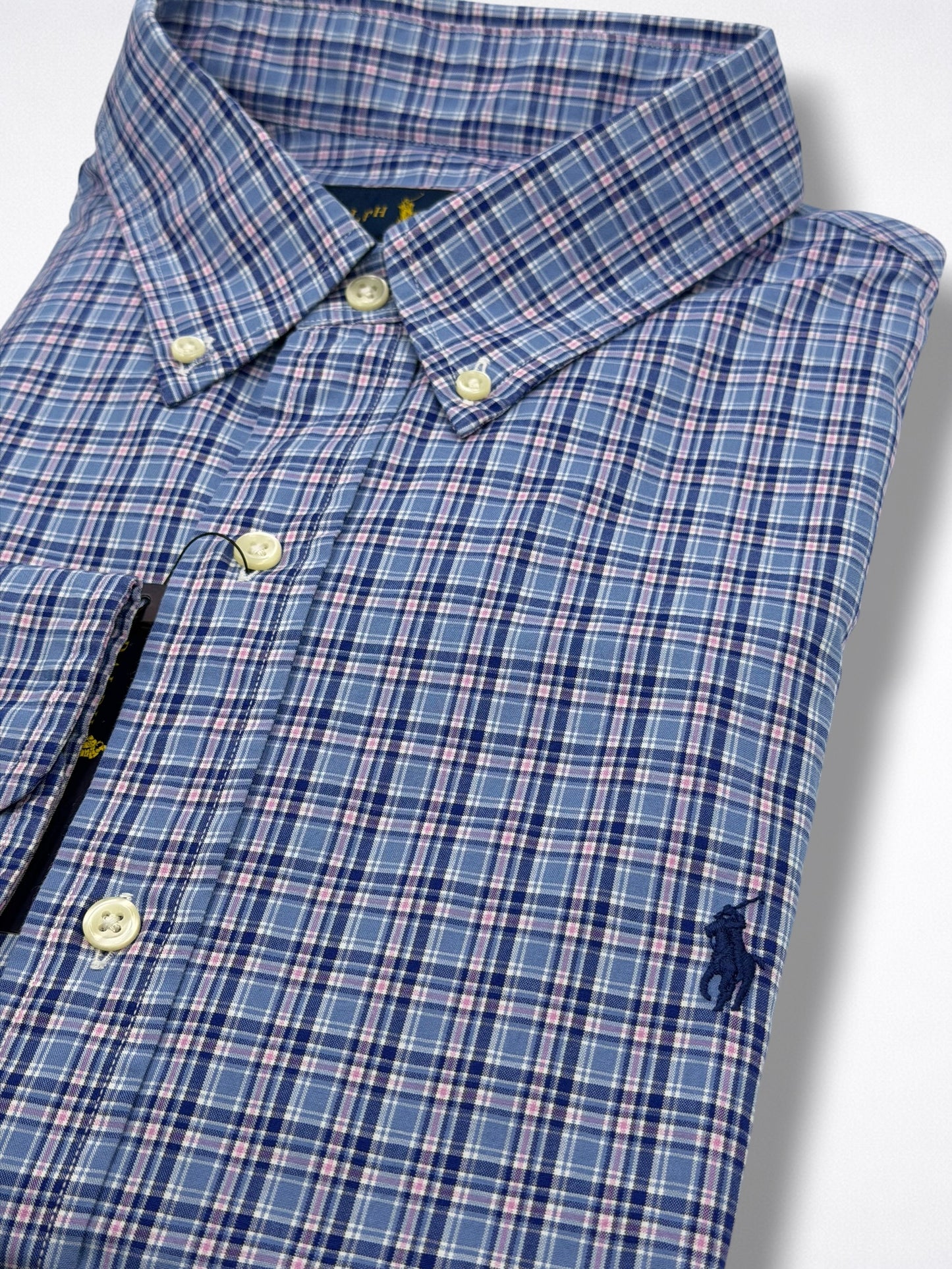 Camisa Polo Ralph Lauren Classic Fit Manga Larga Talla XL