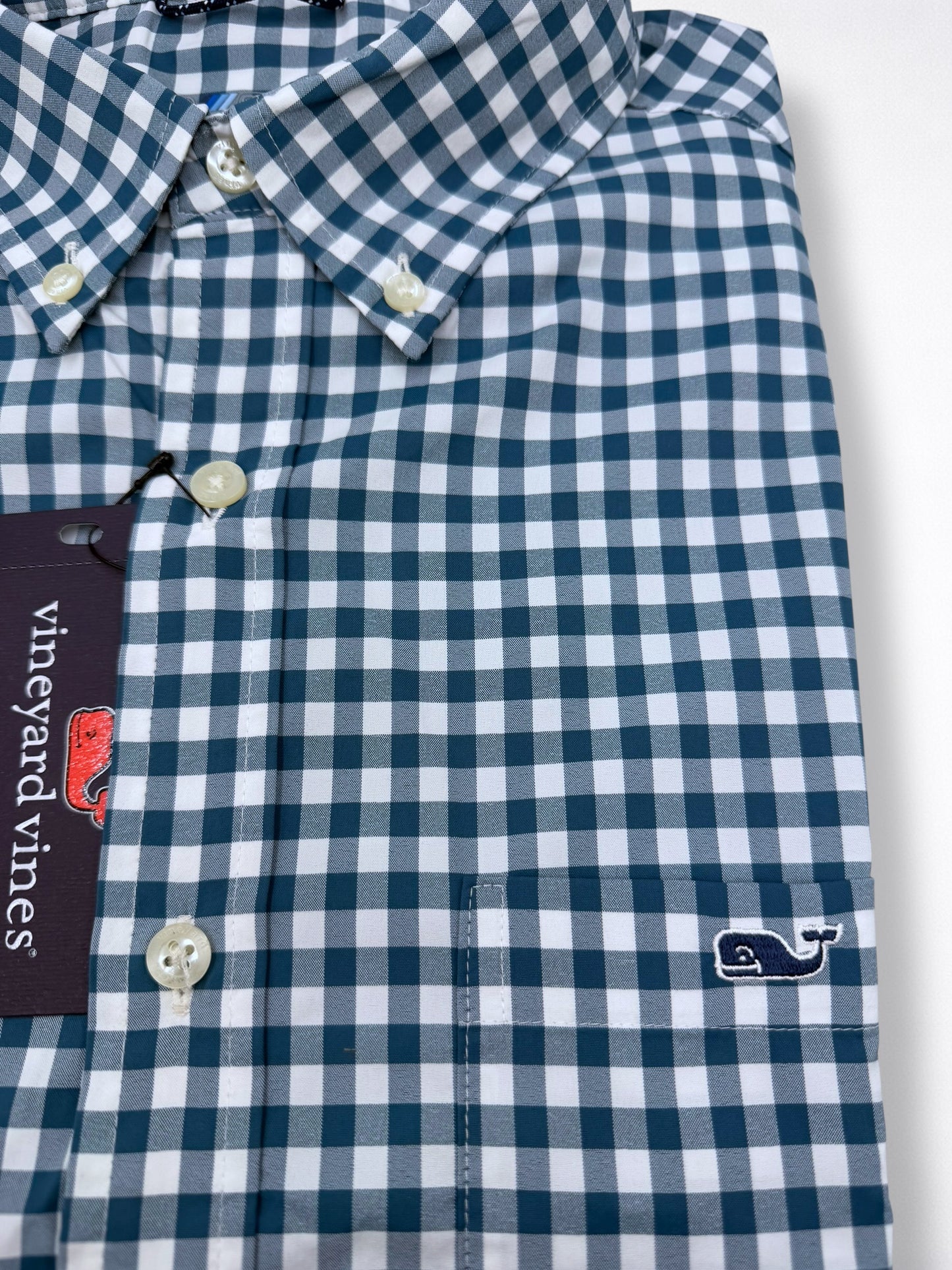 Camisa Vineyard Vines Classic Fit Manga Larga Talla M