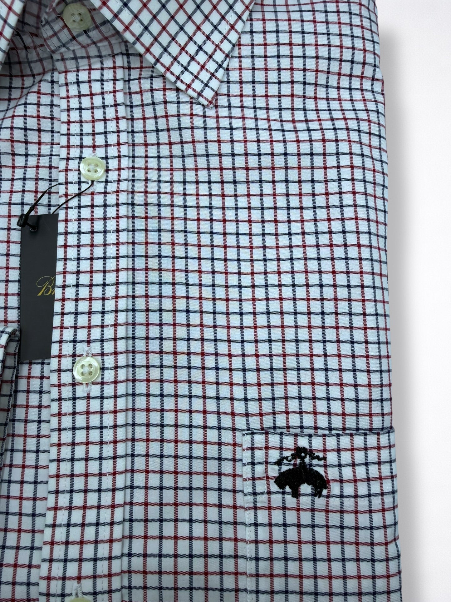 Camisa Brooks Brothers Classic Fit Manga Larga Talla L