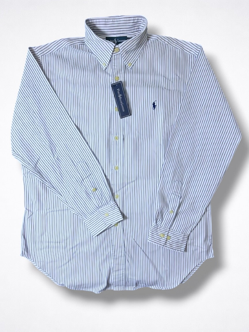 Camisa Polo Ralph Lauren Classic Fit Manga Larga Talla L
