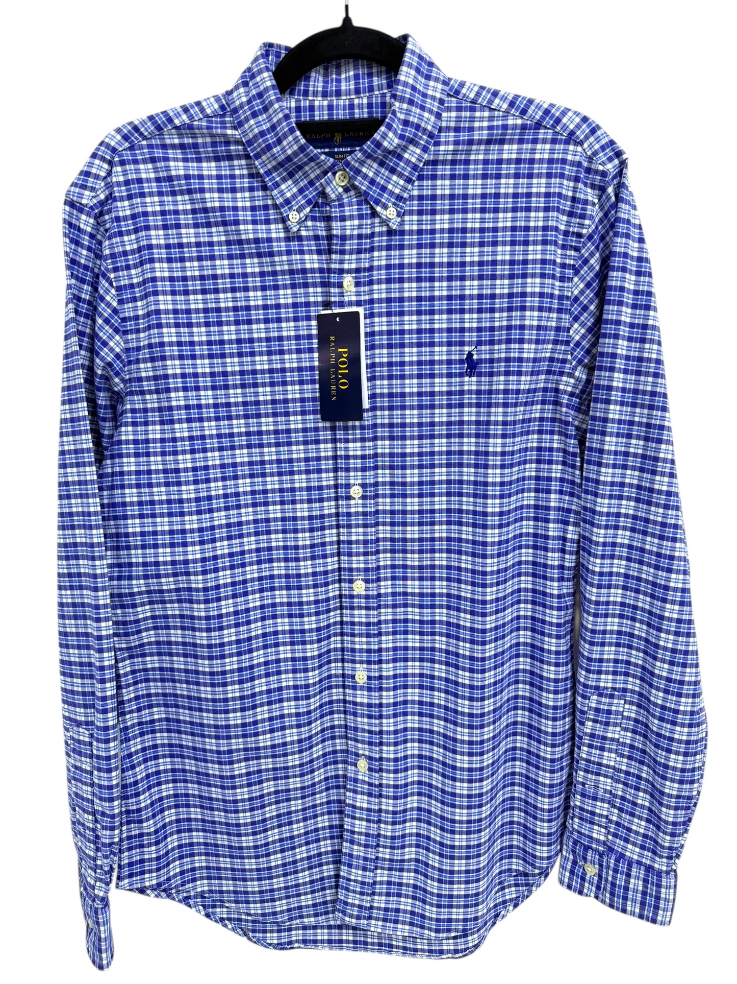 Camisa Polo Ralph Lauren Slim Fit Manga Larga Talla M