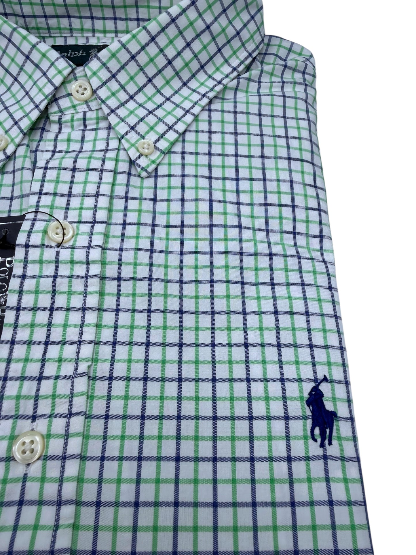 Camisa Polo Ralph Lauren Custom Fit Manga Larga Talla L