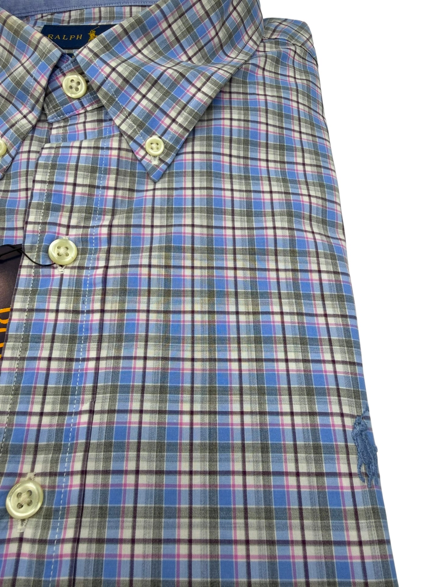 Camisa Polo Ralph Lauren Classic Fit Manga Larga Talla L
