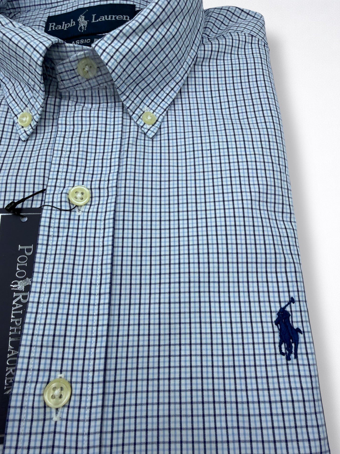 Camisa Polo Ralph Lauren Classic Fit Manga Larga Talla S