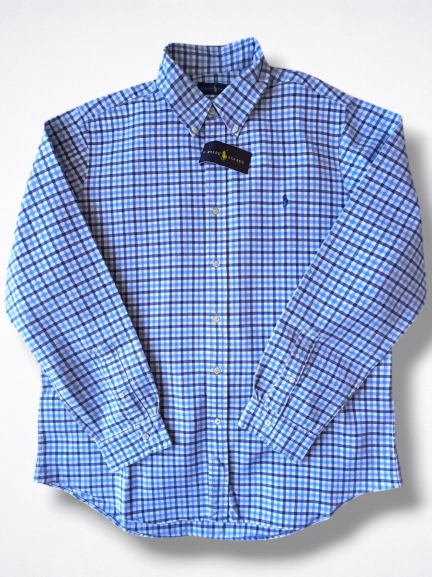 Camisa Polo Ralph Lauren Classic Fit Manga Larga Talla XL
