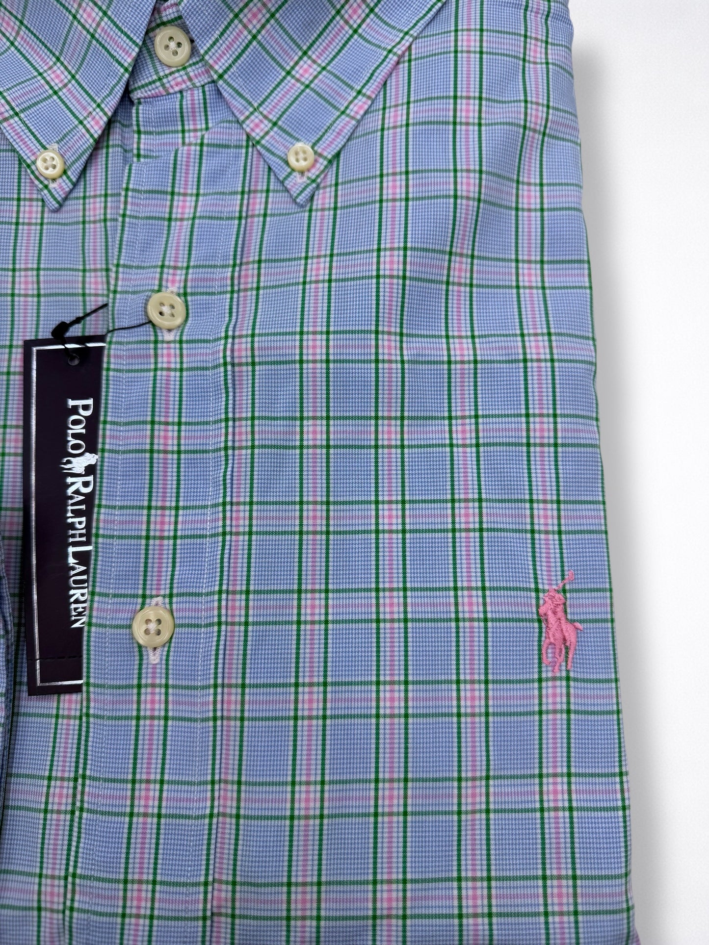 Camisa Polo Ralph Lauren Classic Fit Manga Larga Talla L