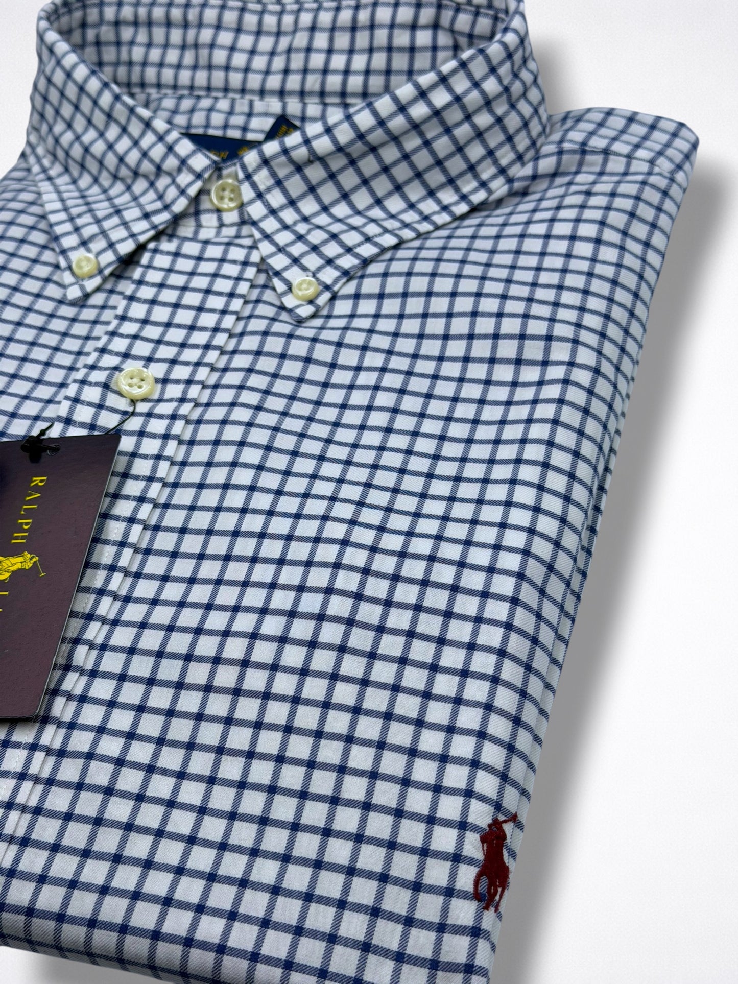 Camisa Polo Ralph Lauren XLT GL Classic Fit Manga Larga Talla XXL