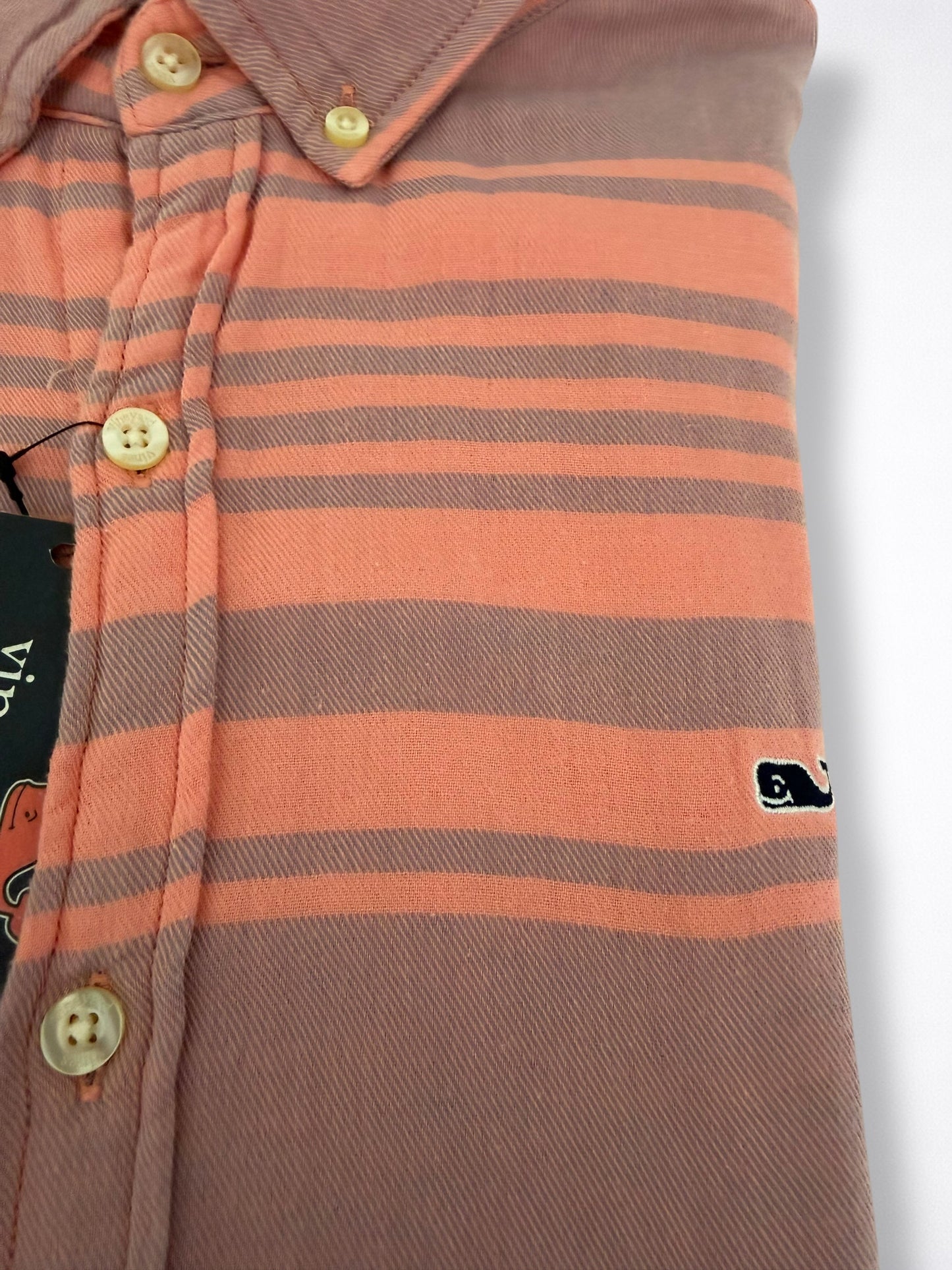 Camisa Vineyard Vines Slim Fit Manga Larga Talla M