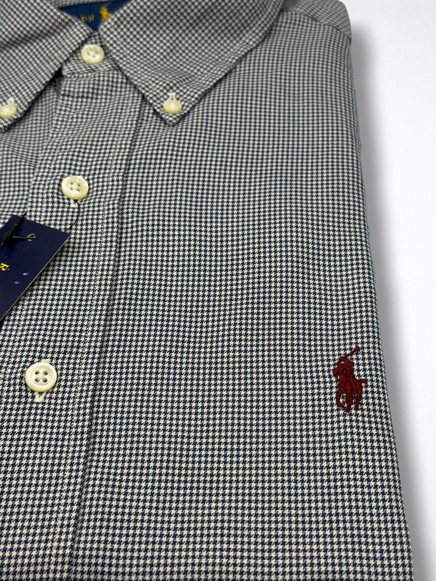 Camisa Polo Ralph Lauren Classic Fit Manga Larga Talla L
