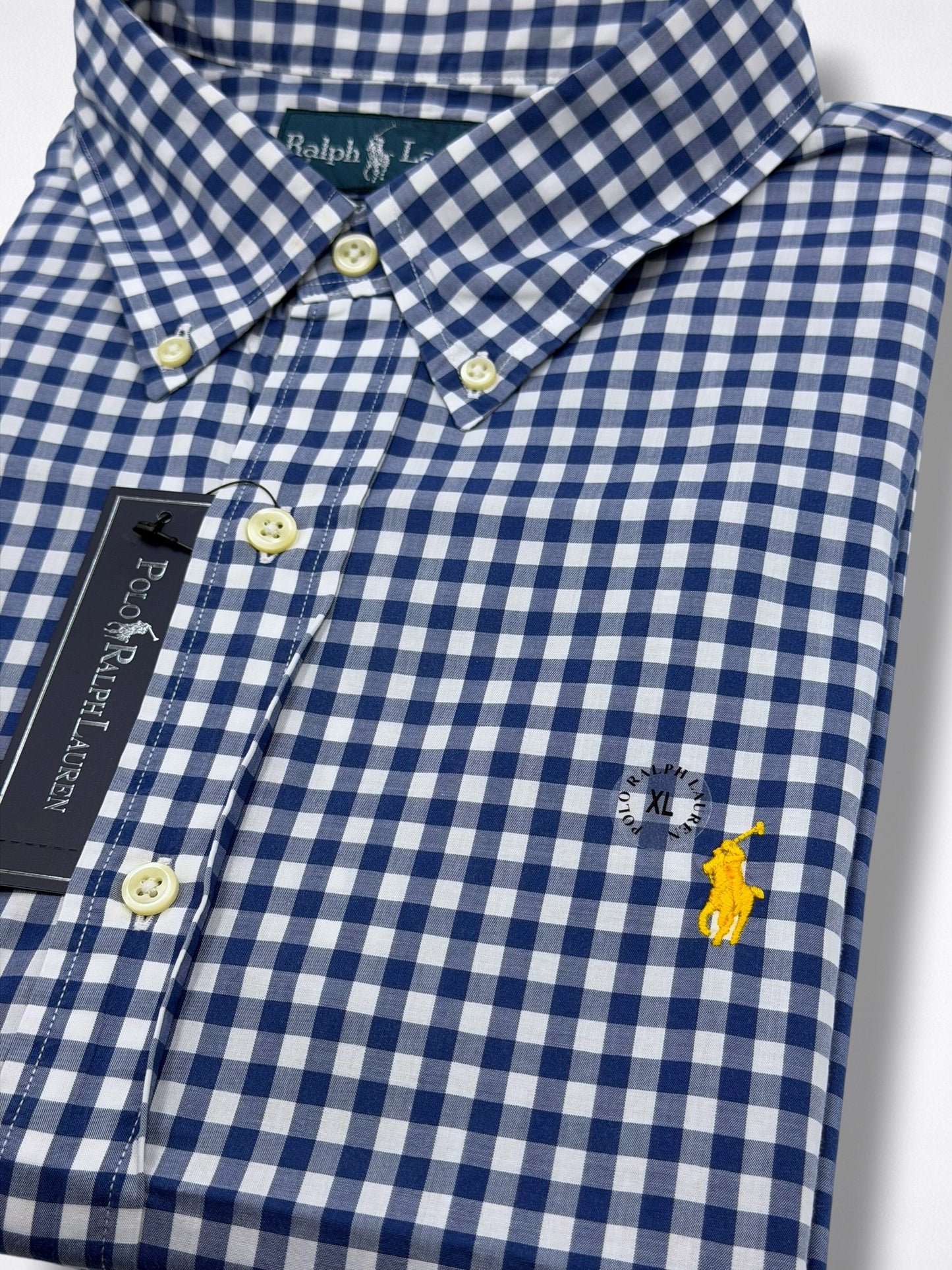 Camisa Polo Ralph Lauren Custom Fit Manga Corta Talla XL