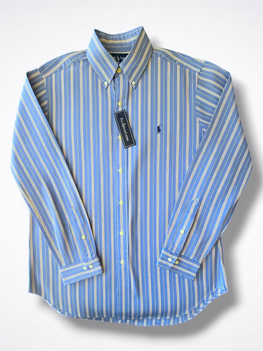 Camisa Polo Ralph Lauren Classic Fit Manga Larga 15 1/2 34/35 Talla M