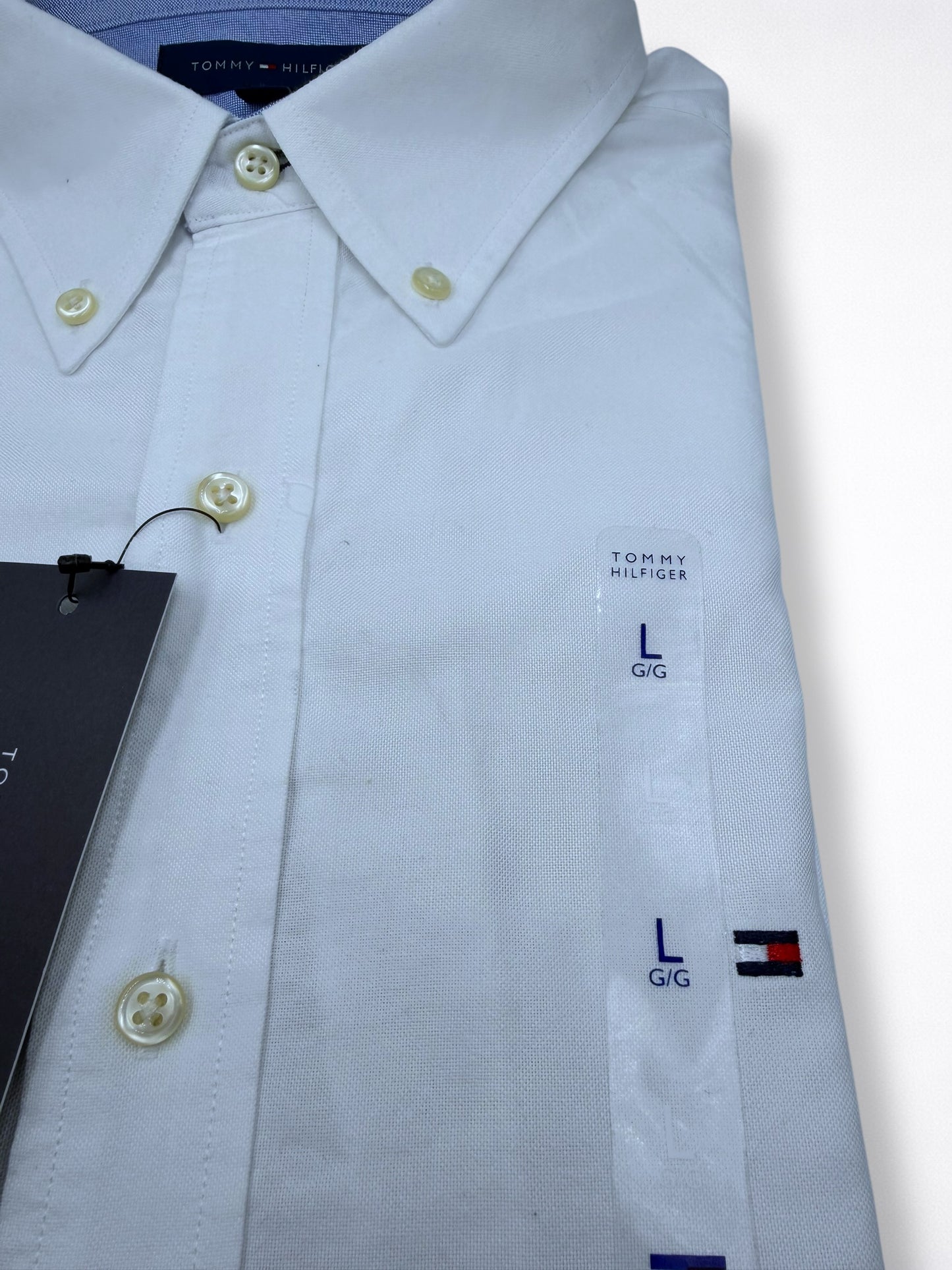Camisa Tommy Hilfiger Classic Fit Manga Larga Talla L